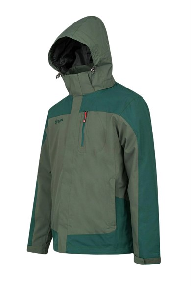 2AS Elbruz 3in1 Erkek Ceket Yeşil