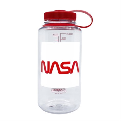 NALGENE 1000 ml WM CLEAR / RED CAP NASA LIMITED EDITION TRITAN SULUK