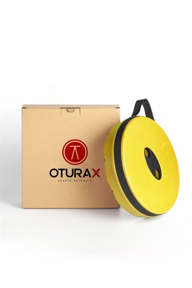 Oturax Portatif Tabure Sarı